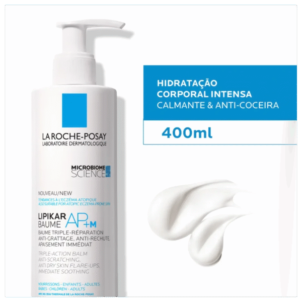 Kit com 2 Lipikar Baume AP + M - Hidratante Corporal 400ml - Imagem 2